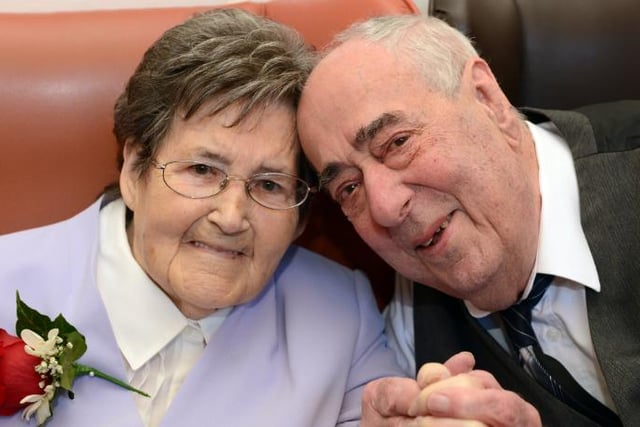 John Pownell Shaw and Barbara Patricia Shaw renewed their vows in the Anchor House Care Home.