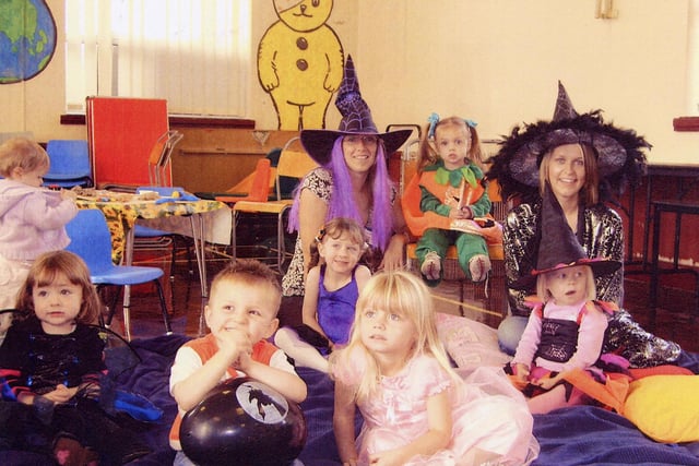 Halloween party at Toddlers Talking Together in Kirk Hallam in 2007.