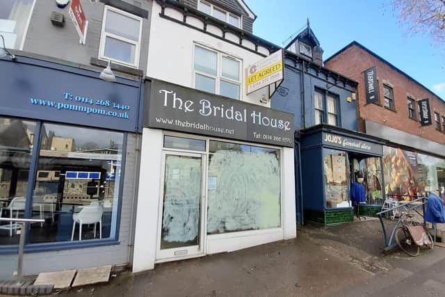 The former Bridal House at 551 Ecclesall Road could reopen as DA/MALT before summer.