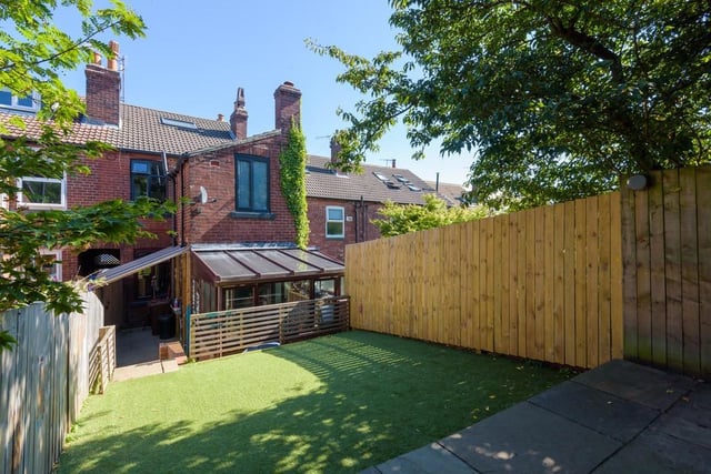 This lovely family garden is a great stop to practice football skills or relax in the sun.