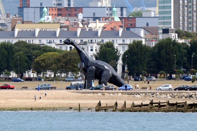 The Dinosaur viewed from a Fort in the Solent on 3rd August 2010. Picture: Paul Jacobs  102449-13
