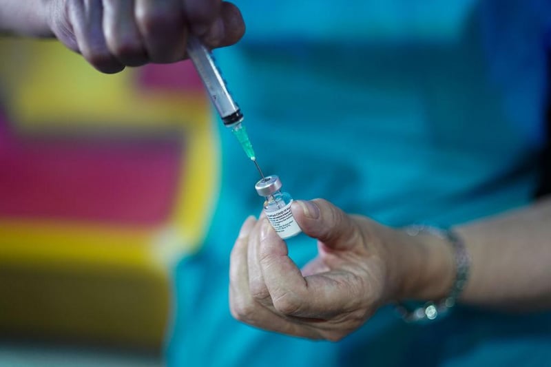 Percentage of over 18s fully vaccinated: 74.5