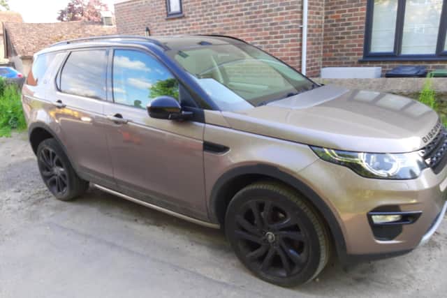 This Land Rover Discovery was found abandoned in Oxfordshire after being stolen 150 miles away in Sheffield. Photo: TVP South Oxon and Vale of White Horse