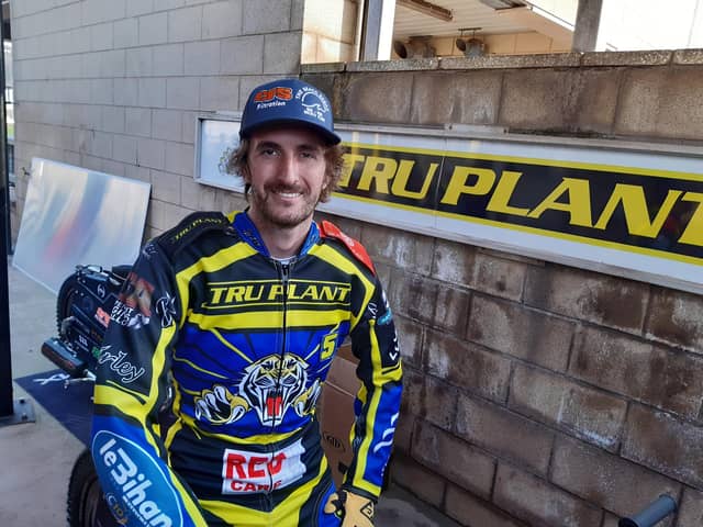 With Adam Ellis, pictured, riding for Great Britain on Tuesday, the club will operate rider replacement for the Monday night clash at Owlerton to fill his rides, with all his team mates other than grand prix star Jack Holder eligible. Picture: David Kessen, National World