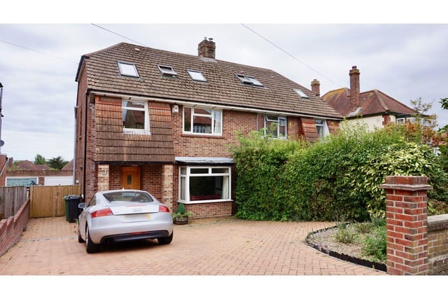 Four-bedroom semi-detached house in Farlington with open plan living, including a lounge with a gas log burner style fire, and a Juliette balcony with fabulous views over the Solent. Marketed by Purplebricks. Find out more at: https://bit.ly/3g4Jlan