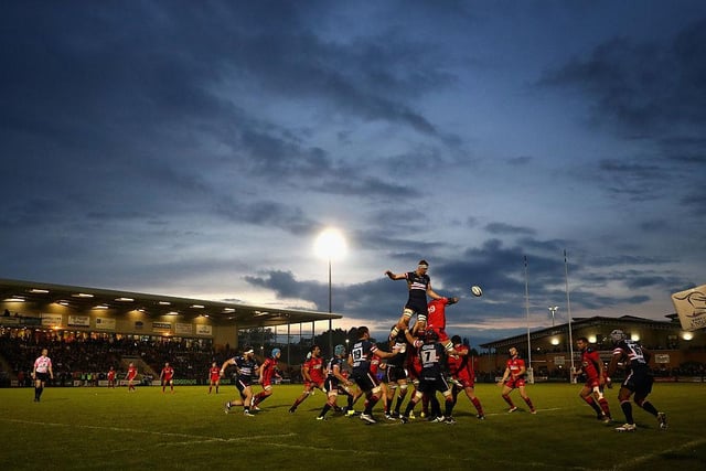 Doncaster Knights face Bristol at Castle Park in the Championship play-off semi-finals in 2016 - narrowly losing out over two legs.