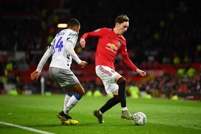 Cardiff City are the latest side to be linked with a loan move for Manchester United youngster James Garner, who is likely to drop down a tier on a temporary spell next season. (Daily Mail). (Photo by Clive Mason/Getty Images)