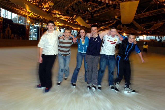 Hall Cross pupils at the Dome in 2006