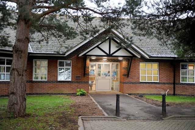 This is what the outside of the vaccination centre at Hamble House based at St James' Hospital looks like. Picture: Sarah Standing (310121-1869)