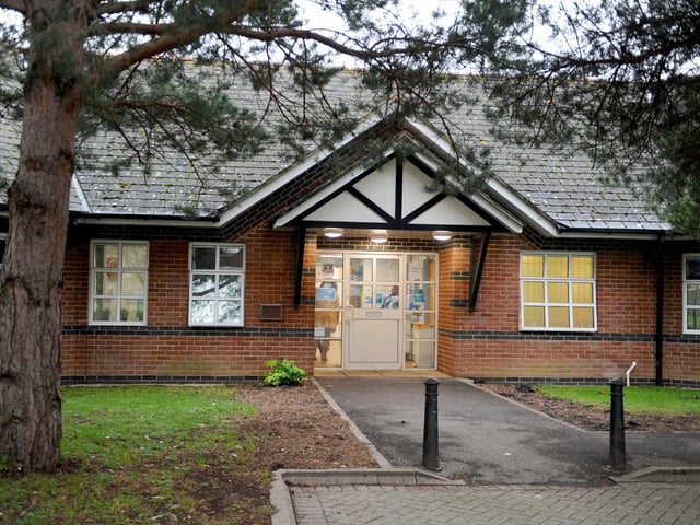 This is what the outside of the vaccination centre at Hamble House based at St James' Hospital looks like. Picture: Sarah Standing (310121-1869)