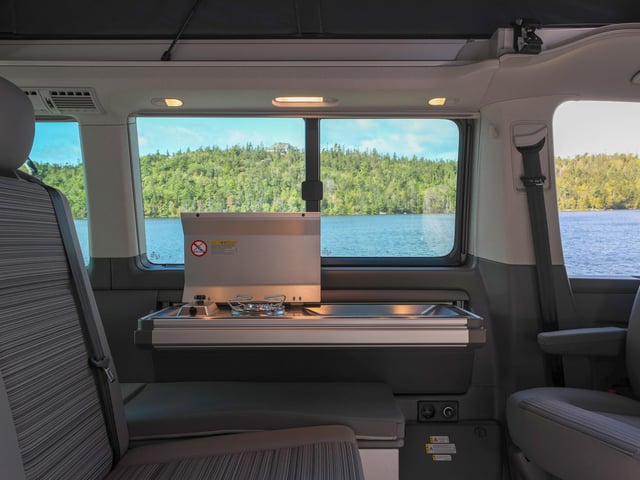The Camper variant comes with a single-hob gas stove.