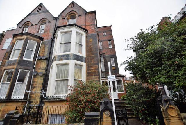 This one-bedroom flat on Esplanade Road, Scarborough, is on the market for offers over £65,000.