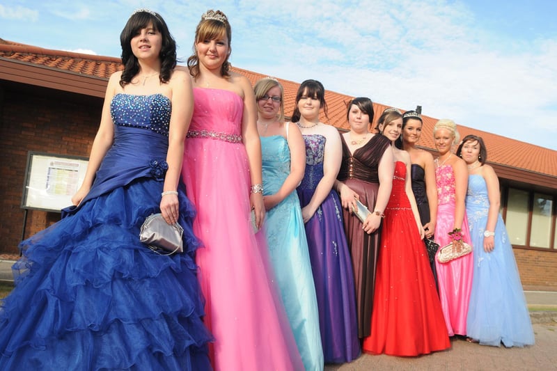 Meden School's year 11 prom at Mansfield Civic Centre in 2010.