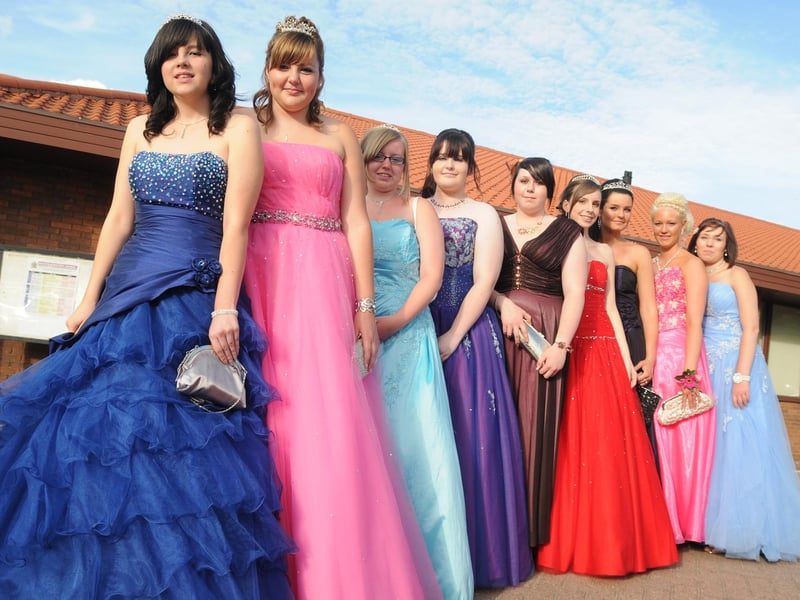Meden School's year 11 prom at Mansfield Civic Centre in 2010.