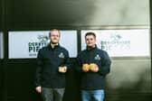 Derbyshire Pie & Co founders Matthew Knowles, left, and Matt Campbell with their award-winning produce.