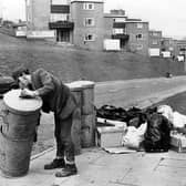 Sheffield Corporation Cleansing Department - emptying the bins in 1970
