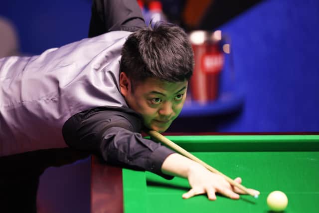 Liang Wenbo, a professional snooker player, has been fined a total of £1,380 and given a 12 month community order at Sheffield Magistrates’ Court today for a domestic-related assault by beating. Photo by George Wood/Getty Images