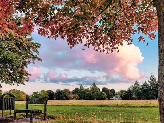 Doncaster's parks look lovely in the Autumn season. This shot of Town Fields is from @shivneel1604