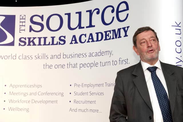 David Blunkett MP, opening the Source Skills Academy in 2003