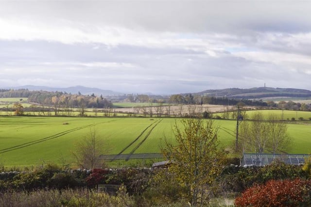 View along the Teviot and Tweed valley.