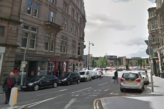 Whitehall Street in Dundee has seen a 68% reduction in NO2 compared with predicted levels.