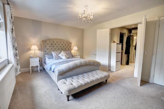 One of the Cleadon property's six bedrooms