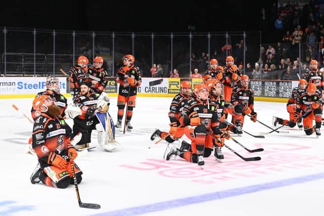 Steelers after a comfortabe nights work Pic Dean Woolley