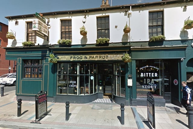 The Frog & Parrot, on Division Street, is rated 4.2 stars as per 1,615 Google reviews.