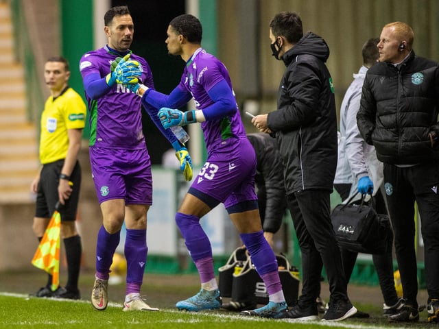Hibs could be without two key men for their trip to Ibrox to face Rangers on Boxing Day. Christian Doidge is suspended after being sent off in Wednesday’s 1-0 win over St Mirren, while goalkeeper Ofir Marciano picked up a hamstring injury with Jack Ross admitting he won’t take any chances. (Evening News)