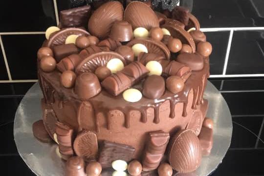 Grace Mills Darnell's mum made this chocolate creation for her birthday.