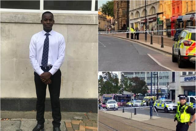 Mohamed Issa Koroma was stabbed to death on High Street in Sheffield city centre