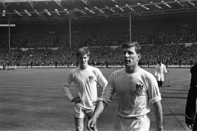 Wednesday players Jim McCalliog and Don Megson after losing the 1966 FA Cup final