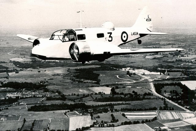 Prototype of Airspeed Oxford plane on its maiden flight from Portsmouth on June 19, 1937. Nearly all Second World War Bomber Command crews trained in this type of aeroplane, of which 9,000 were built. (Many of which were built in the Portsmouth area).
Picture: Courtesy of Reg Betts from Wickham