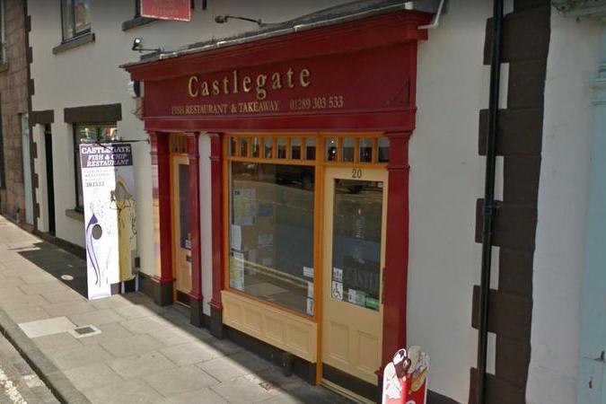 The Castlegate Chippy in Berwick is number 15.
