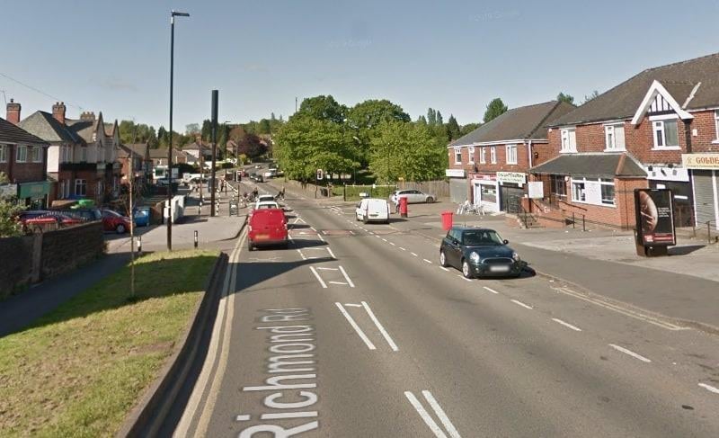Richmond & Stradbroke saw 1.9 reports of robbery per 1,000 residents from December 2024 to November 2025, the 17th highest figure in Sheffield. The total number of incidents in that neighbourhood was 15. Photo: Google