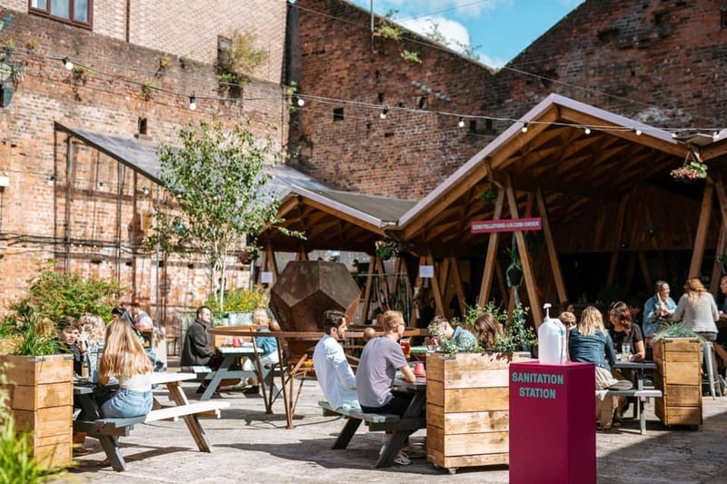 A lively Liverpool venue, Constellations is award-winning for a reason. The relaxed outdoor drinking and dining space in the Baltic Triangle of the city is housed inside a former industrial recycling yard, and is adorned with DIY decor. constellations-liv.com