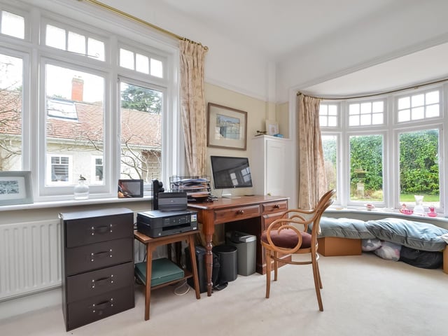 This four bedroom house in Queen's Road, Waterlooville is on the market for £1.195m. It is listed by Fine and Country