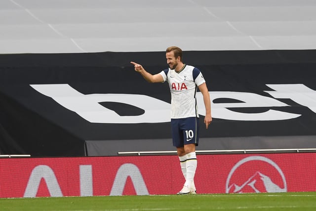 Mr Dependable... Harry Kane has been in fine form for Tottenham so far this season and has netted five top-flight goals, adding a further seven assists. Talk has even turned towards England's captain beating Alan Shearer's record of 260 Premier League goals scored.