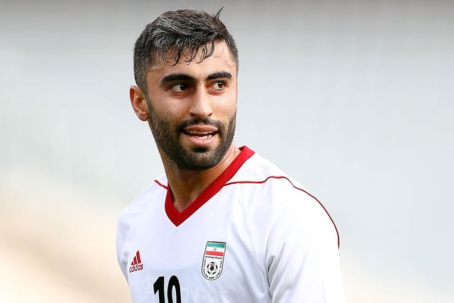 The Iran international is yet to score this term, but has proved his quality throughout his career. Club Burgge once paid over £4 million for his services in 2018-19 before allowing him to leave for free in the summer. He scored 12 goals in 22 games during the 2019-20 Belgium Pro League season for RSC Charleroi.  (Photo by Amin M. Jamali/Getty Images)