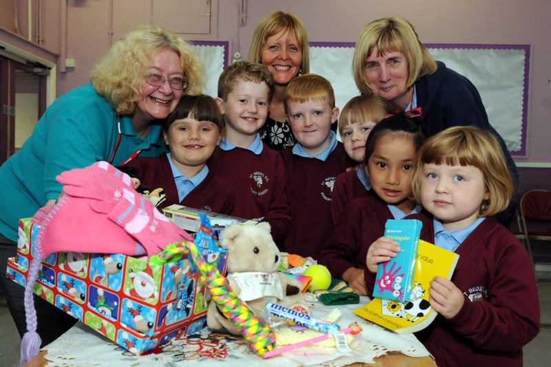 Supporting the International Shoebox Appeal in 2013. Remember this?