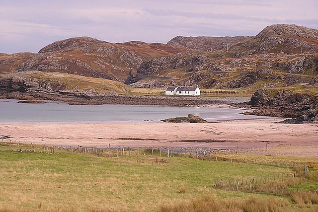 A little bit of paradise  can be found on the B869, just off the main North Coast 500, where Achmelvick, Clachtoll and Clashnessie beaches can be found. Be transported by the pretty machair, the white sands and the gentle blue waters that swing into view as the road, some of it single track, rides low by the shore. PIC: geograph.org/Stuart Wilding.