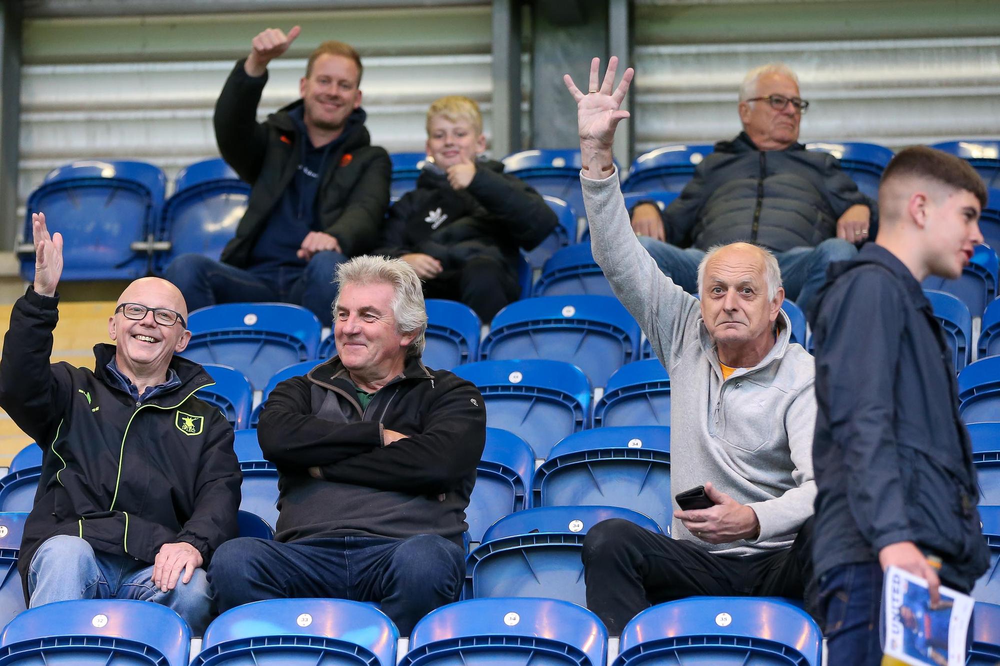 Stags fans at Colchester