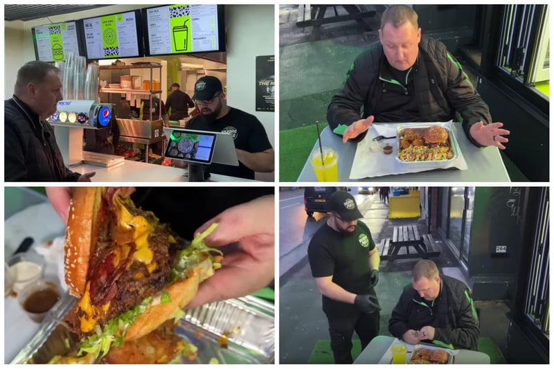 Danny Malin, who runs the Rate My Takeaway channel on YouTube, visited Smashed and Pulled on Abbeydale Road, Sheffield, in March 2023.

Danny ordered a famous ‘smash box’, made up of loaded fries with pulled beef, chicken wings and a burger, which he upgraded to get the ‘fat cow’.

Awarding his meal a 'solid 10', he said the burger was 'bursting with flavour' and was one of the best he had tasted in a long time.