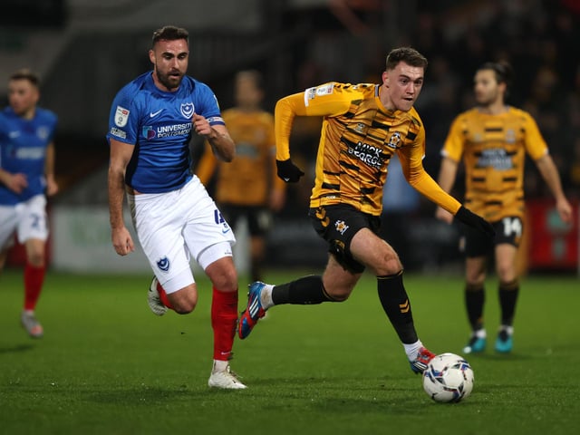 Clark Robertson returned from a four-month injury absence against Cambridge in the EFL Trophy. (Photo by Julian Finney/Getty Images)