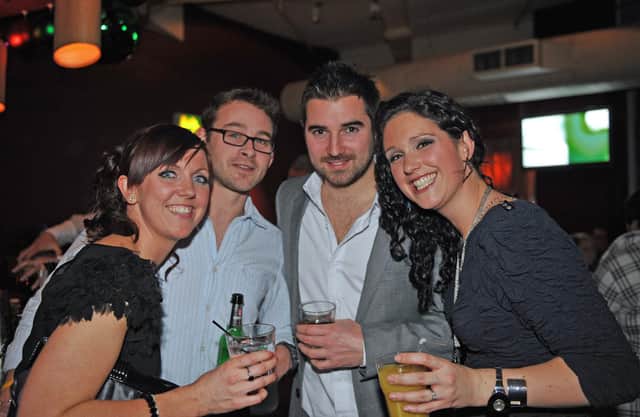 Clubbers enjoy a Christmas night out at Tiger Tiger in Gunwharf Quays on December 17, 2010. Picture: (104125-267)