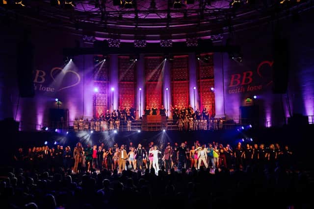 A star-studded line-up on stage for the grand finale last year at Sheffield City Hall