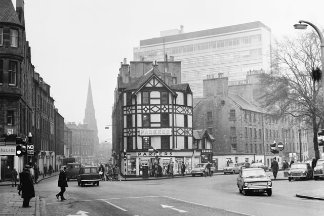 Parkers Stores in Edinburgh which was due for demolition - November 1966.