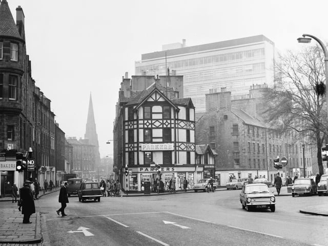 Parkers Stores in Edinburgh which was due for demolition - November 1966.