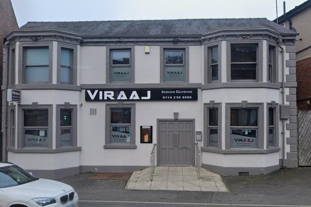 Viraaj is an Indian and Bangladeshi restaurant, serving a range of fiery and mild dishes to suit every palette. It serves vegetarian and gluten-free options too. On TripAdvisor, it is rated 4.5 out by 536 reviewers. Try something new with one of the chef's specials. Location: 743 Chesterfield Road, Woodseats.