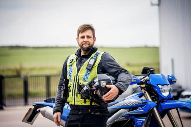 PC Jamie Walker waded into a frozen lake at Silverwood Nature Reserve in Rotherham to help a woman rescue her two dogs who had fallen into the water. The remarkable courage he showed that day has been recognised with a South Yorkshire Police Federation Bravery Award.